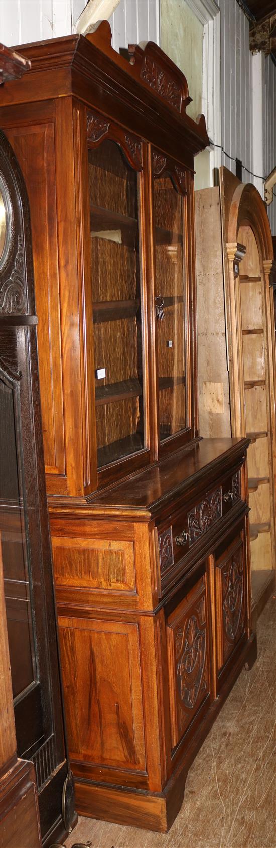 Edwardian secretaire bookcase